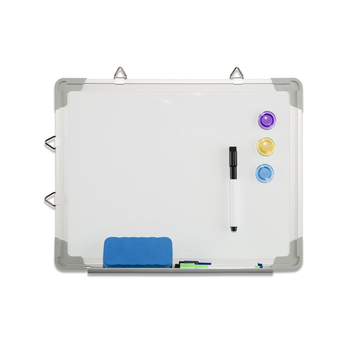 A01雙向掛式磁性白板 多用雙面墻掛式寫(xiě)字板